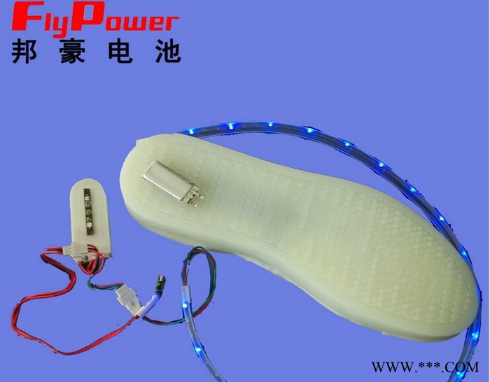 3.7V 300mAh 发光鞋灯条电池专用套料（电池 灯条 控制板全套）FlyPowerFLP-602030锂电池图3