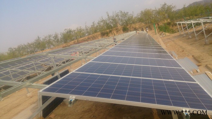 江苏太阳能发电/苏州/无锡/常州太阳能发电 商用/工厂屋顶100KW太阳能光伏发电系统图2