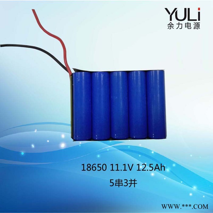 YULI 18650 7.4V 6600mAh 圆柱型锂电池组图3