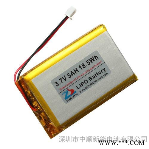 中顺芯 5000mAh 105075 3.7V聚合物锂电池图2