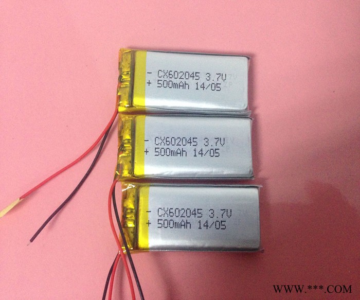 供应MP3电池厂家聚合物锂电池 无线鼠标蓝牙音箱手表电池500mah
