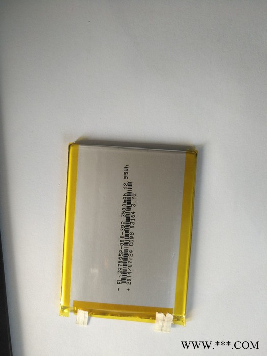 聚力 408085-3100mAh 聚合物锂电池 智能家居电池 手机电池图2