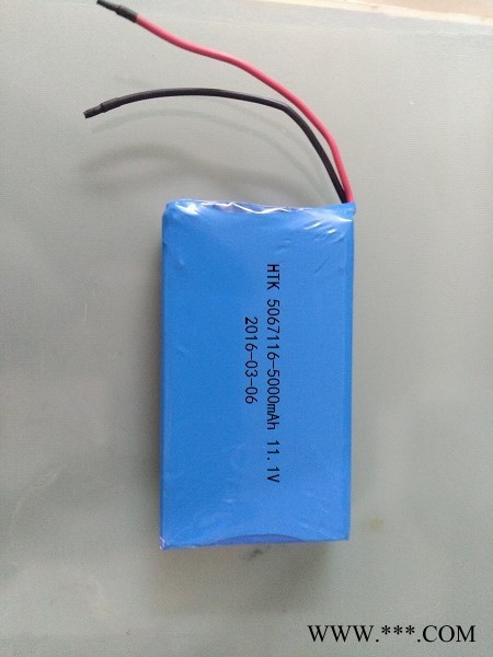 聚合物锂电池5067116PL-5000mAh  11.1V聚合物锂离子电池图3