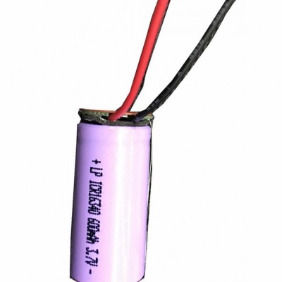 供应三元材料3.7V16340 600mah圆柱锂离子电池 激光笔录音笔 导航仪 美容笔锂电池