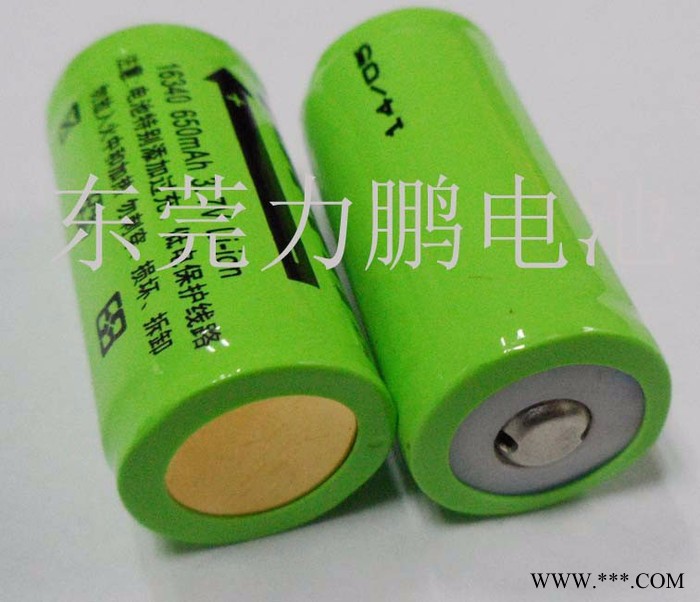 供应三元材料3.7V16340 600mah圆柱锂离子电池 激光笔录音笔 导航仪 美容笔锂电池图5