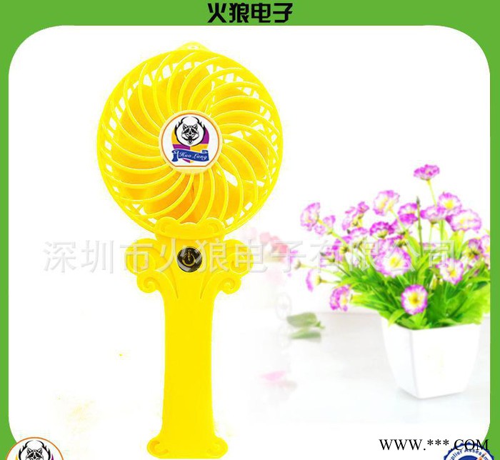 直销外贸迷你小风扇 便携式18650锂电池充电风扇定制企业礼品图3