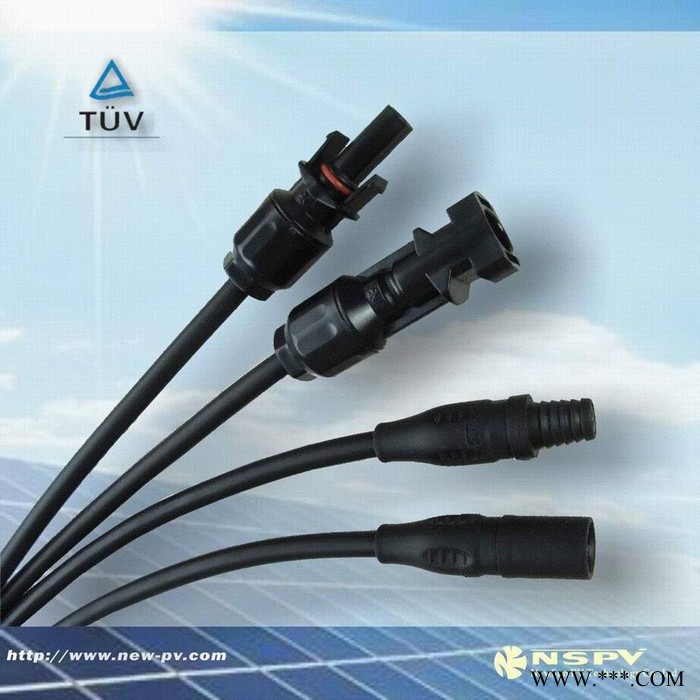 MC4.0防水接头/ PV连接器 /端子插件/光伏接头/TUV认证产品/线对线插头/线束/太阳能发电/光伏屋顶 **图6