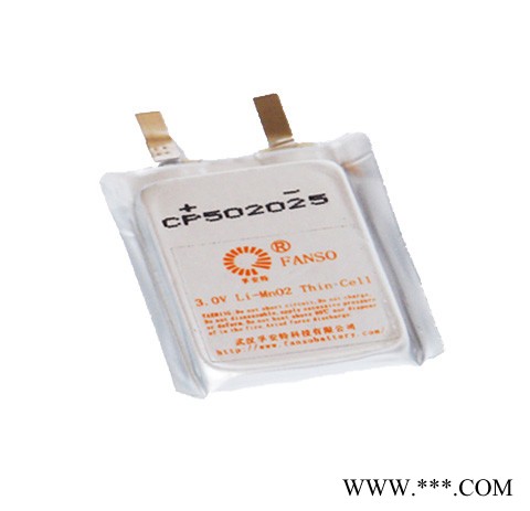 FANSO孚安特CP502025方形软包电子标签专用3.0v锂电池图2