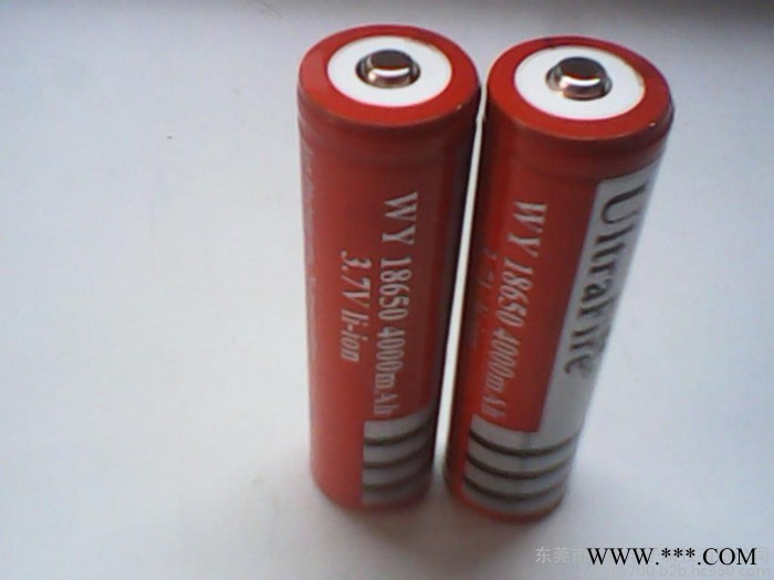 18650锂电池3.7v led强光手电筒锂电池 4000mAh **充电电池图3