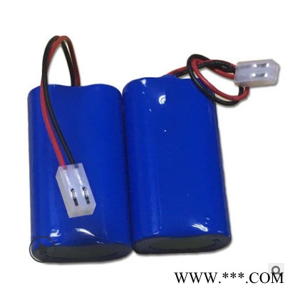 振博18650 两串**18650 7.4V 2200容量出引线 锂电池厂家 工业电图2