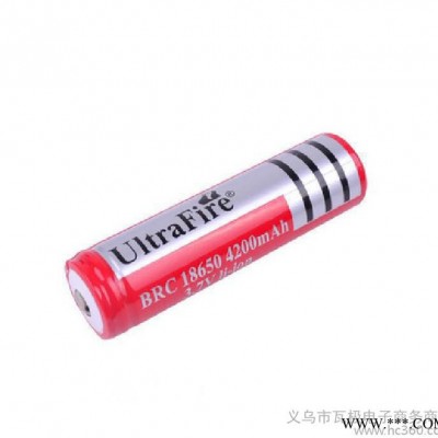 现货神火3.7V18650锂电池强光手电筒充电电池4200毫安高容量