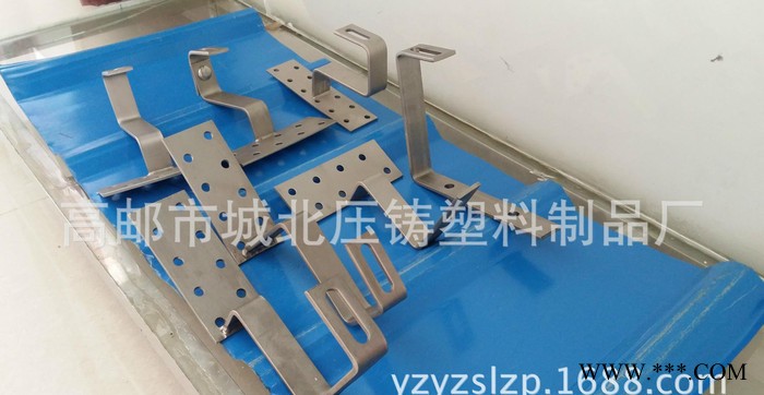 彩钢瓦面屋顶挂钩，太阳能光伏发电支架配件，瓦屋面转接件组合件图2