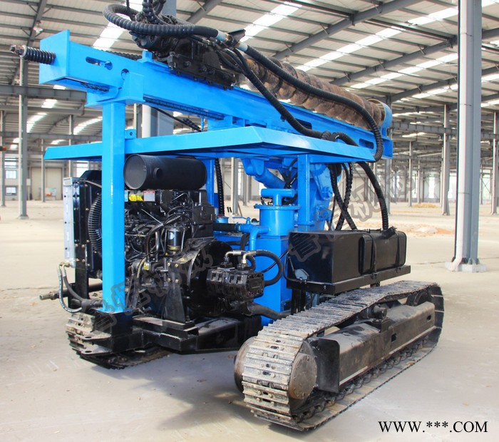 HZY-300L履带式全液压打桩机太阳能光伏打桩机图2