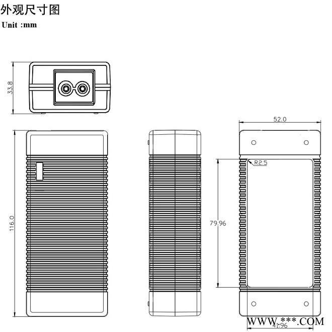 鑫粟  电池充电器 42V2A锂电池充电器图2