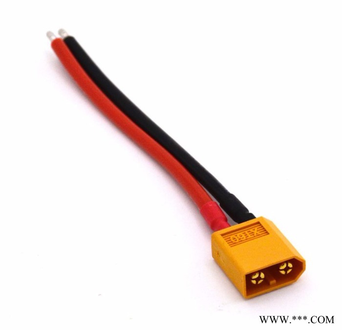 euhobby工厂批发模型锂电池线XT60公头母头充电转接线14AWG硅胶线100mm图3