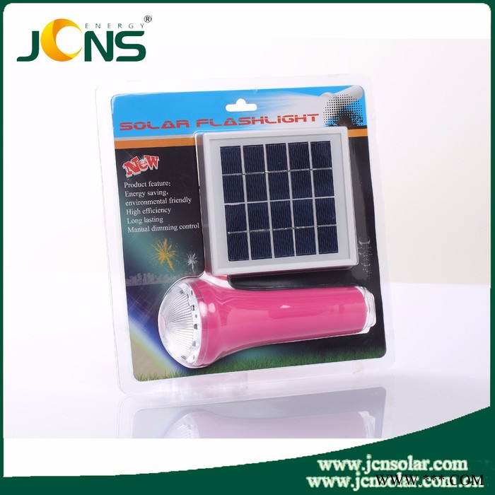 JCNS/晶昶能 太阳能手电筒JCN-D10A 带锂电池的太阳能手电筒 可OEM ODM图2