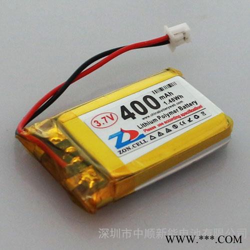 中顺芯 3.7V 400mAh 602030聚合物锂电池图3