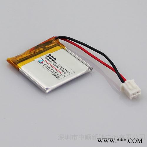 中顺芯 3.7V 300mAh 303030聚合物锂电池图2