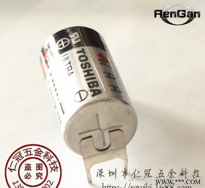 **原装TOSHIBA东芝电池ER3V/3.6V  PLC工控锂电池 带原装焊脚图3