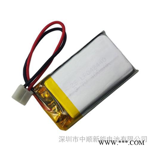 中顺芯3.7V 400mAh 402440聚合物锂电池图2