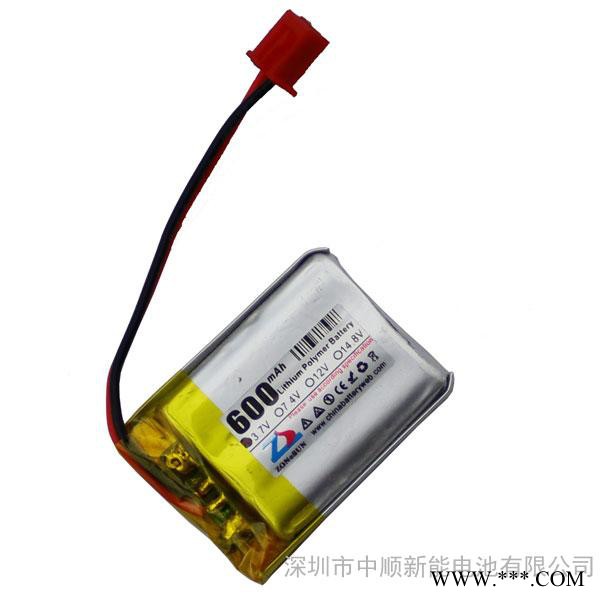 中顺芯 3.7V 600mAh 602535聚合物锂电池图2