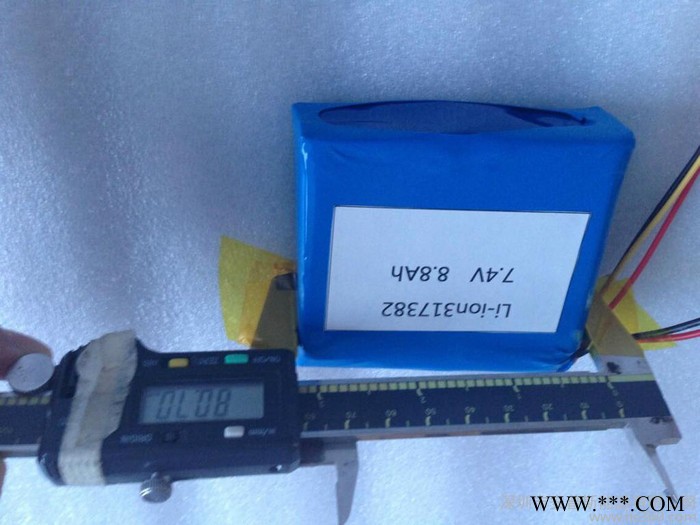 供应聚合物锂电池组7.4V 4000mAh(2S2P)电芯型号615149电子设备图2