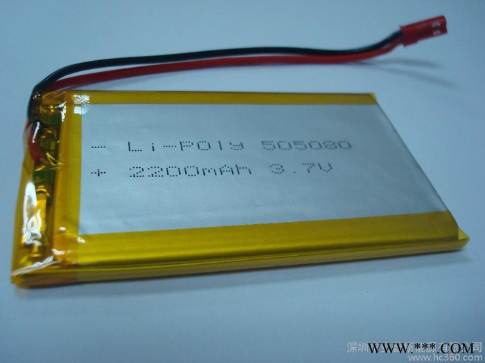 供应聚合物锂电池 603450/063450 3.7V 1200mAh图2