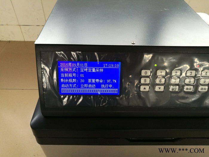 太阳能版水质采样器 便携式太阳能水质采样器 12瓶/30瓶容量图3