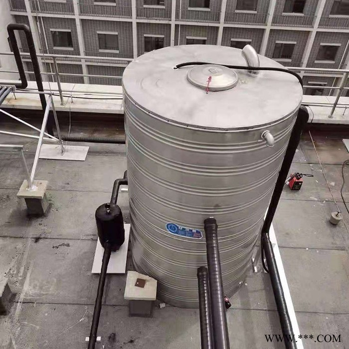安徽亳州员工宿舍热水工程 亿家人10组真空管太阳能集热器 商用太阳能热水系统图3