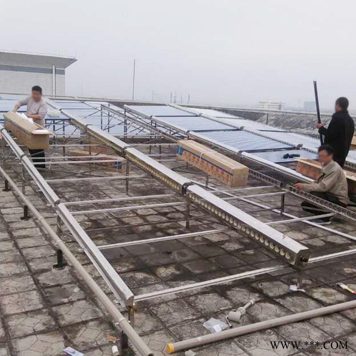 九恒 全玻璃真空管太阳能集热器大型工厂太阳能热水器工程生产厂家图2