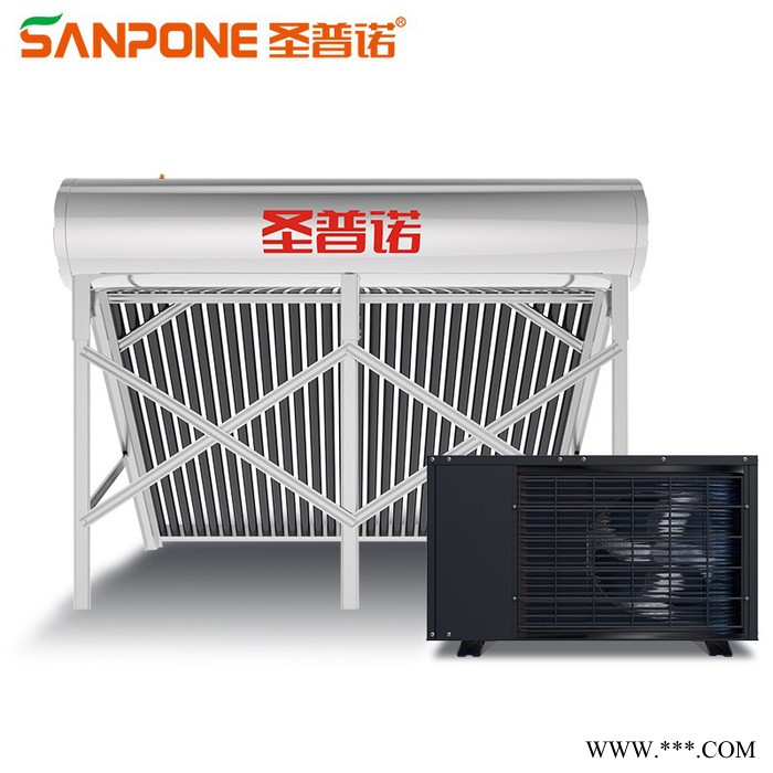 圣普诺 太阳能热水器 太阳能/空气能一体省电加热 水循环空气能24管图5