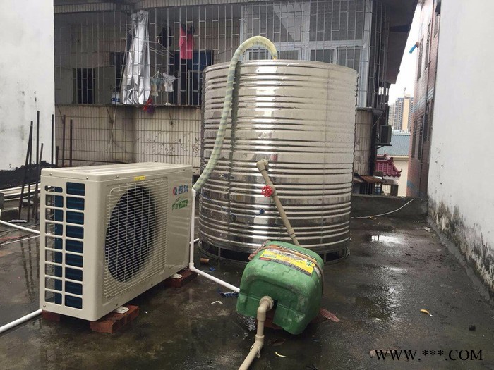 2吨热水小型工程 太空能热水器 空气能热水器图2