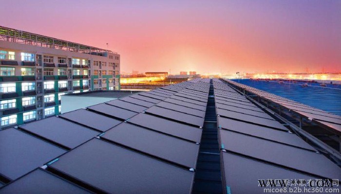 四季沐歌  太阳能热水工程图3