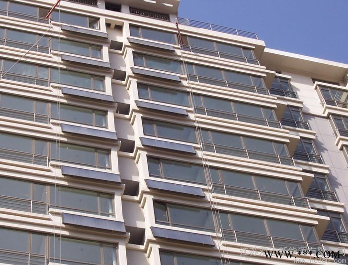 供应双志阳台平板式壁挂热水器，高层建筑专用，一台顶两台：太阳能+电热水器图2