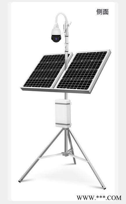 可移动可携带式4G太阳能监控器  太阳能监测摄像头 临时市电互补监控点 移动式太阳能设备图3