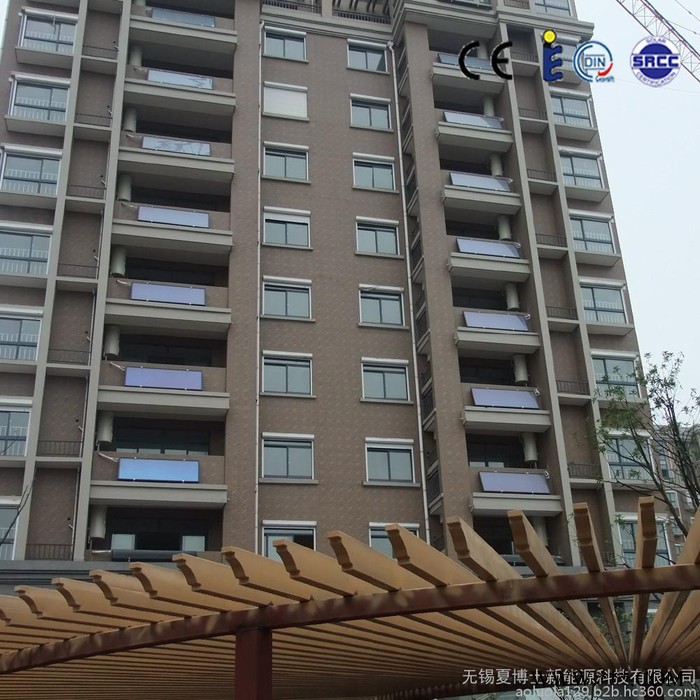 无锡分体式太阳能热水工程图4