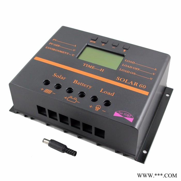 SunYoBa PWM太阳能控制器 60A 12V/24V LCD显示 USB5V插口 SOLAR60图2