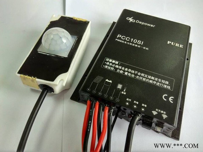 depower太阳能控制器 ** PWM智能路灯控制器10A 太阳能充电控制器 5时段驱动图2