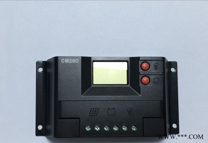 太阳能控制器10A 12V24V太阳能电池板蓄电池充电液晶显示家用路灯图3