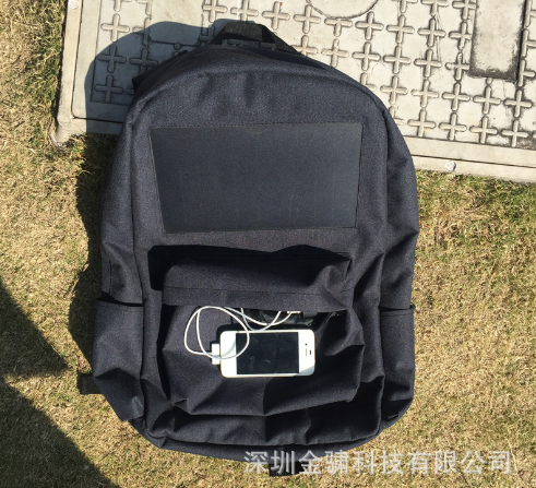 太阳能背包 sunpower太阳能充电背包 户外运动双肩背包电脑背包 2个起批图4