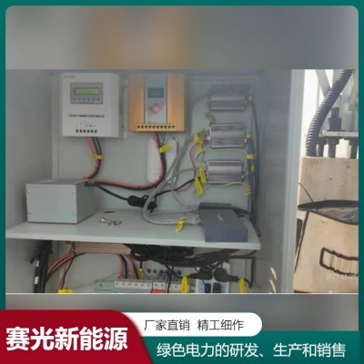 太阳能监控供电系统 锂电池户外光伏发电板 风光互补供电  1套图5