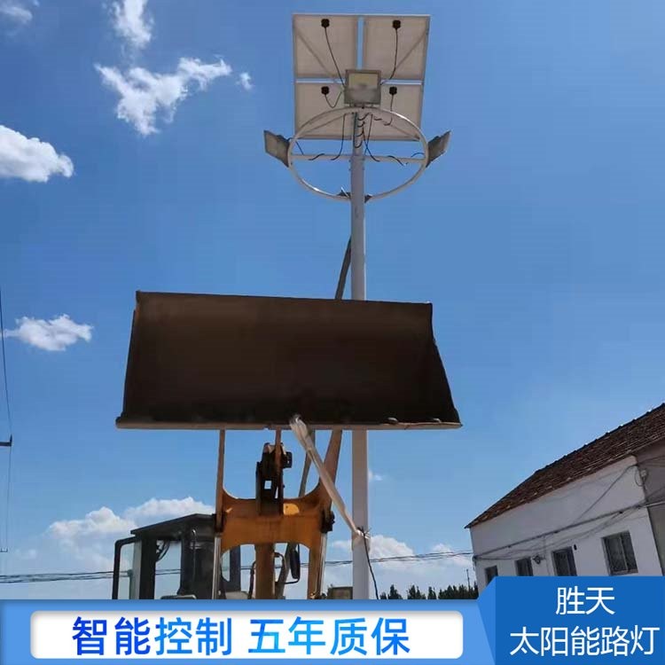 公路道路太阳能路灯 光伏发电板 新农村路灯照明 使用寿命长图1