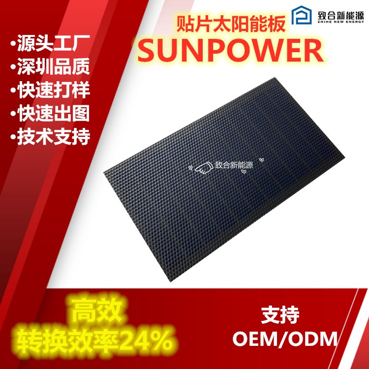 滴胶板 贴片太阳能板 太阳能电池板 光伏板 SUNPOWER SP LG IBC图4