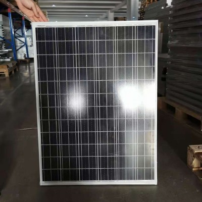 厂家直营 100W单晶 太阳能充12V电瓶 太阳能电池板 18V光伏路灯板