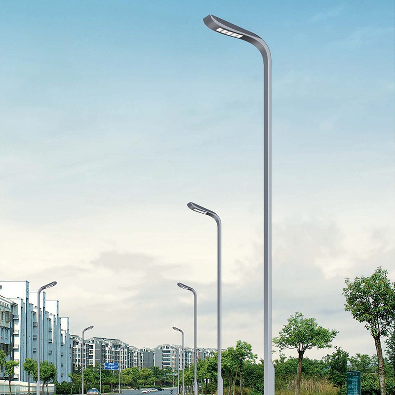 工厂生产单臂led路灯新农村道路照明高亮度路灯杆大量现货批发图3