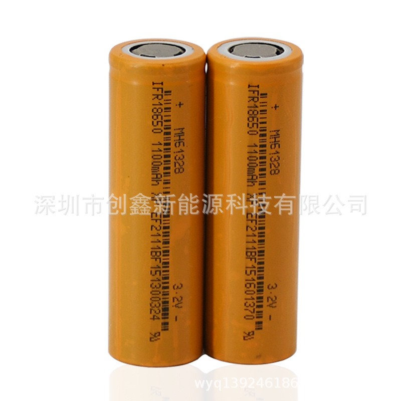 军工产品 耐低温18650 3.2V磷酸铁锂电池 1100容量高倍率20C放电图5