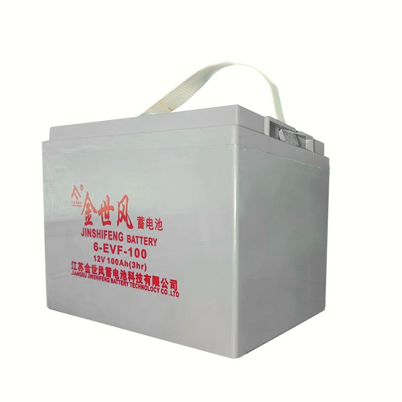 厂家现货低速四轮电动车铅酸免维护蓄电池12V100AH65斤电瓶批发图2