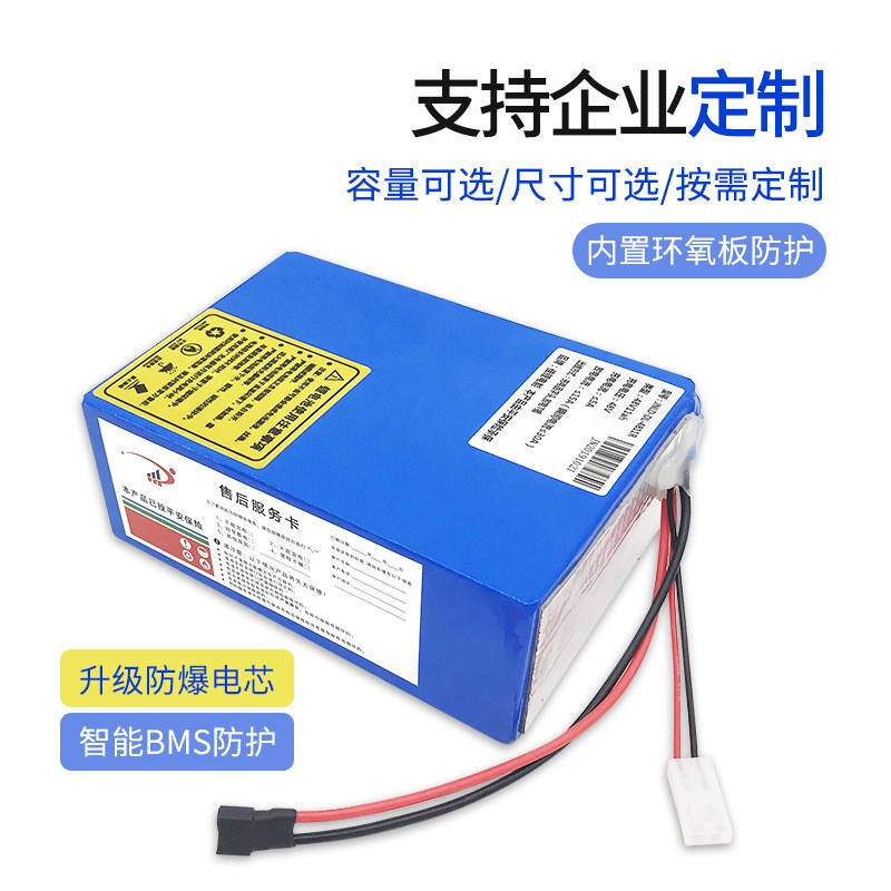 24V36V48V锂电池20ah电瓶工业设备便携式60V72伏铅酸改锂电池 批发图3