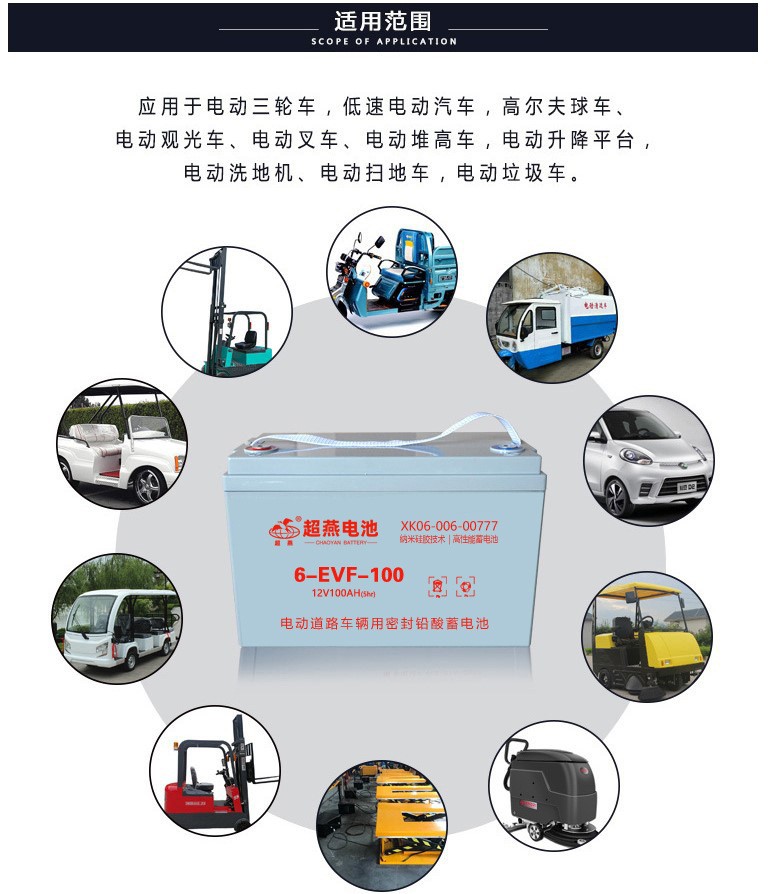 厂家直销6-EVF-100AH现货超威天能适用新能源车电池升级款大容量图4