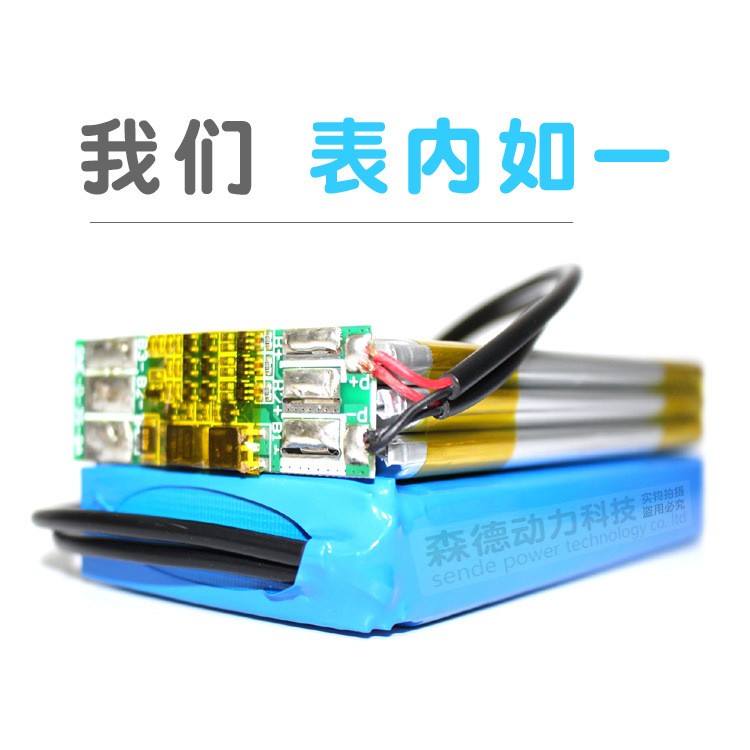 12V聚合物锂电池组6000mah户外LED灯监控摄像机路邮器后备电源瓶图3